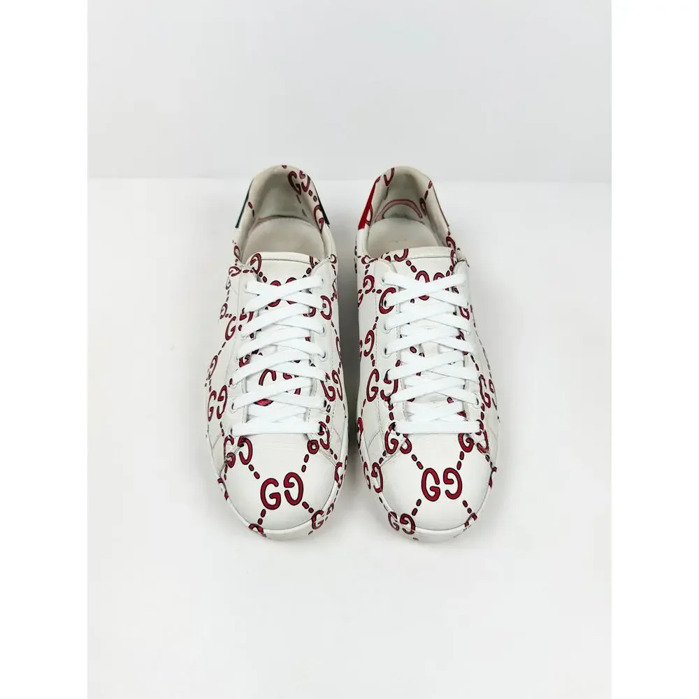 Size 7.5US - Gucci ace monogram ghost